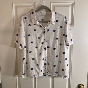 Vans button up blouse